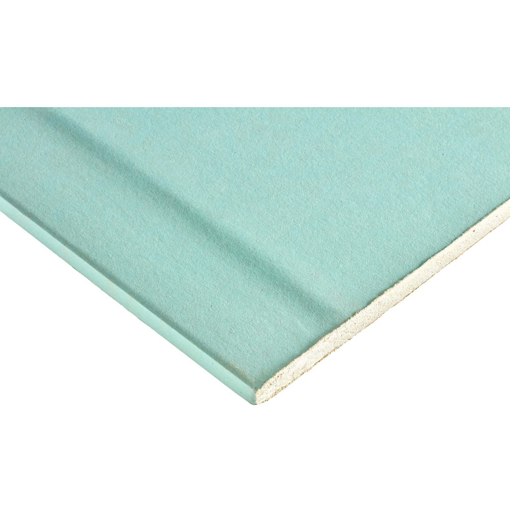 Knauf Drywall 12.5mm Tapered Edge Moisture Panel Plasterboard 2400 x 1200mm 20 Pack Image 2