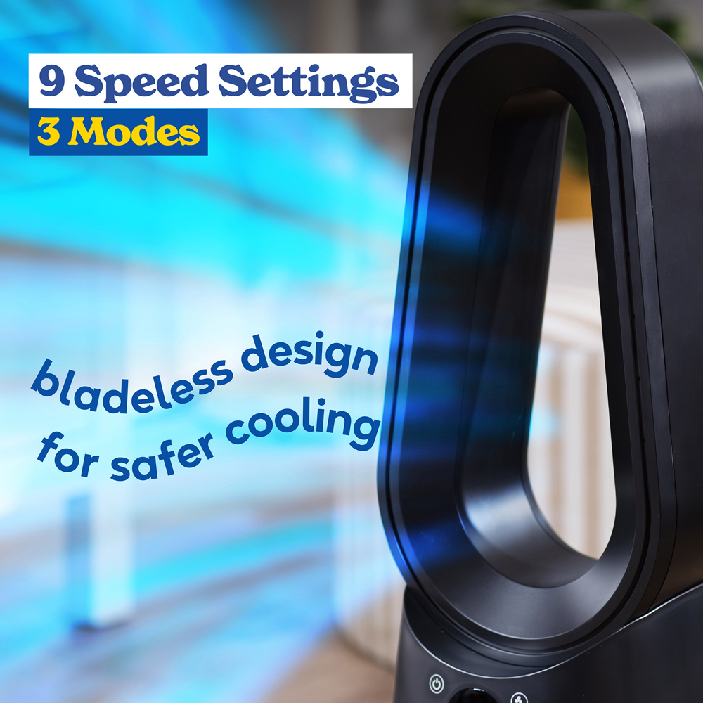 Russell Hobbs Black Smart Oscillating Bladeless Cooling Fan with Remote Image 5