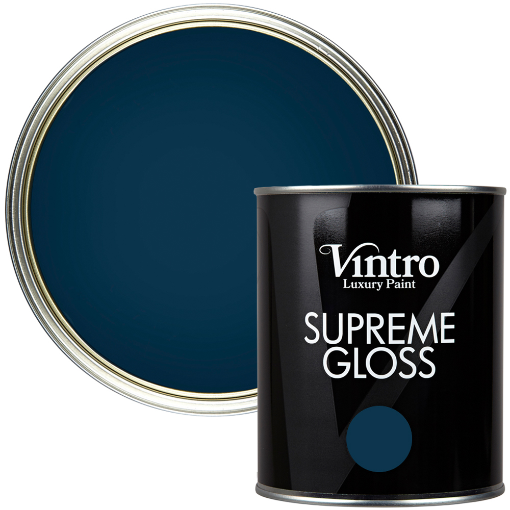 Vintro Paint Walls and Ceilings Nightfall Gloss Paint 1L Image 1