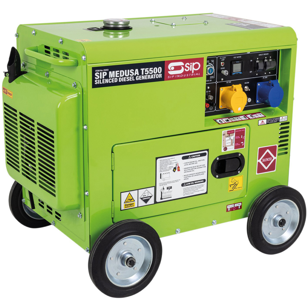 SIP MEDUSA T5500 Silenced Diesel Generator Image 2