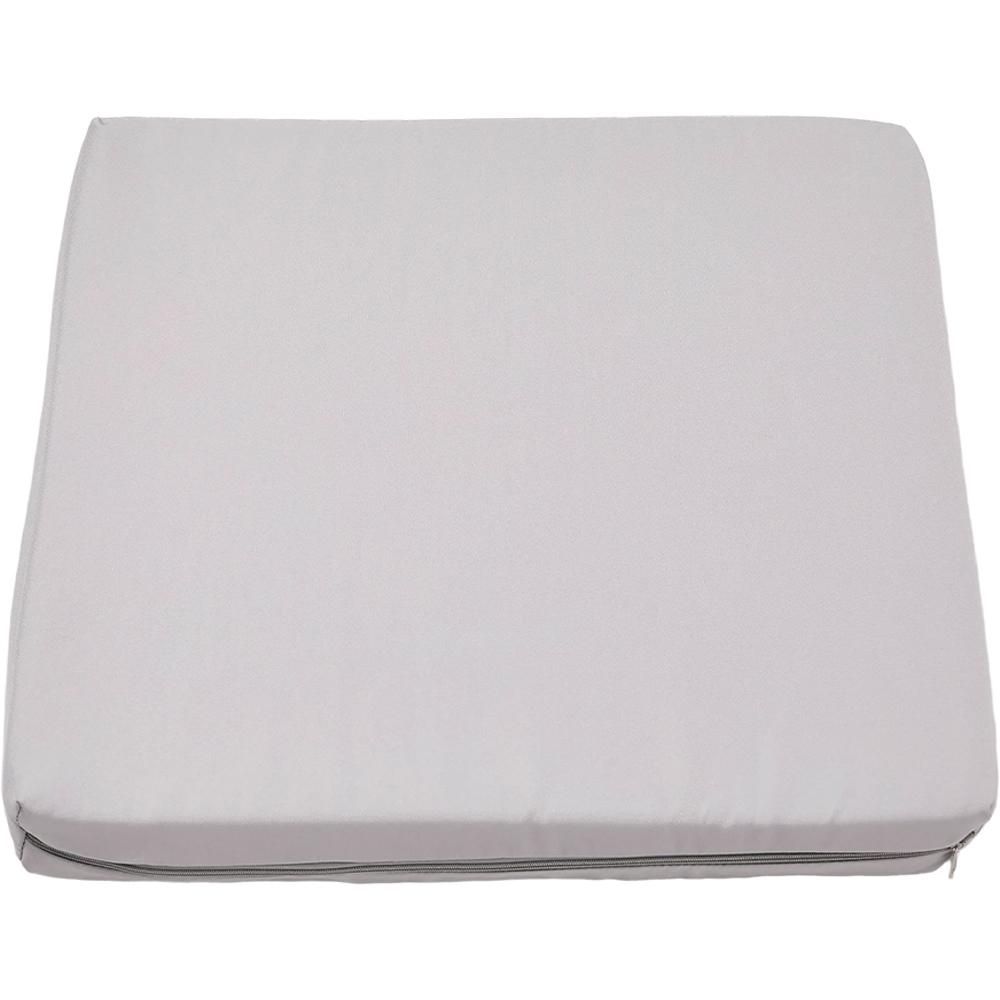 Living and Home Light Grey Polyester Sponge Chair Cushion 45 x 45cm Image 3
