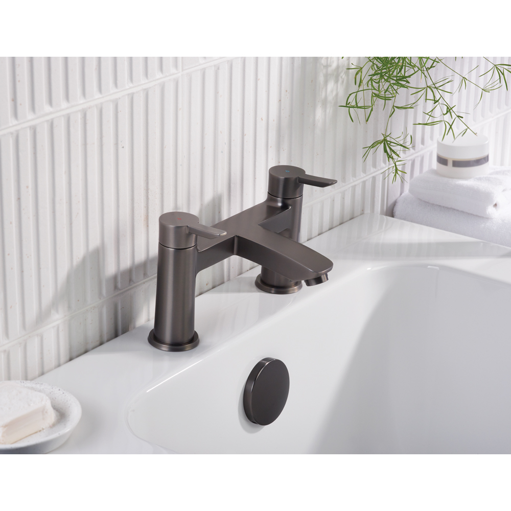 Bristan Apelo Gunmetal Grey Bath Filler Tap Image 8