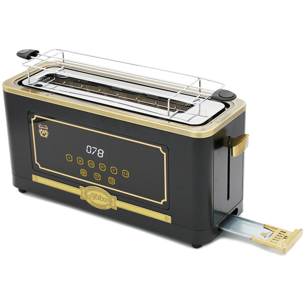 Kaiser Empire Black Espresso Coffee Machine and Toaster Bundle Image 7