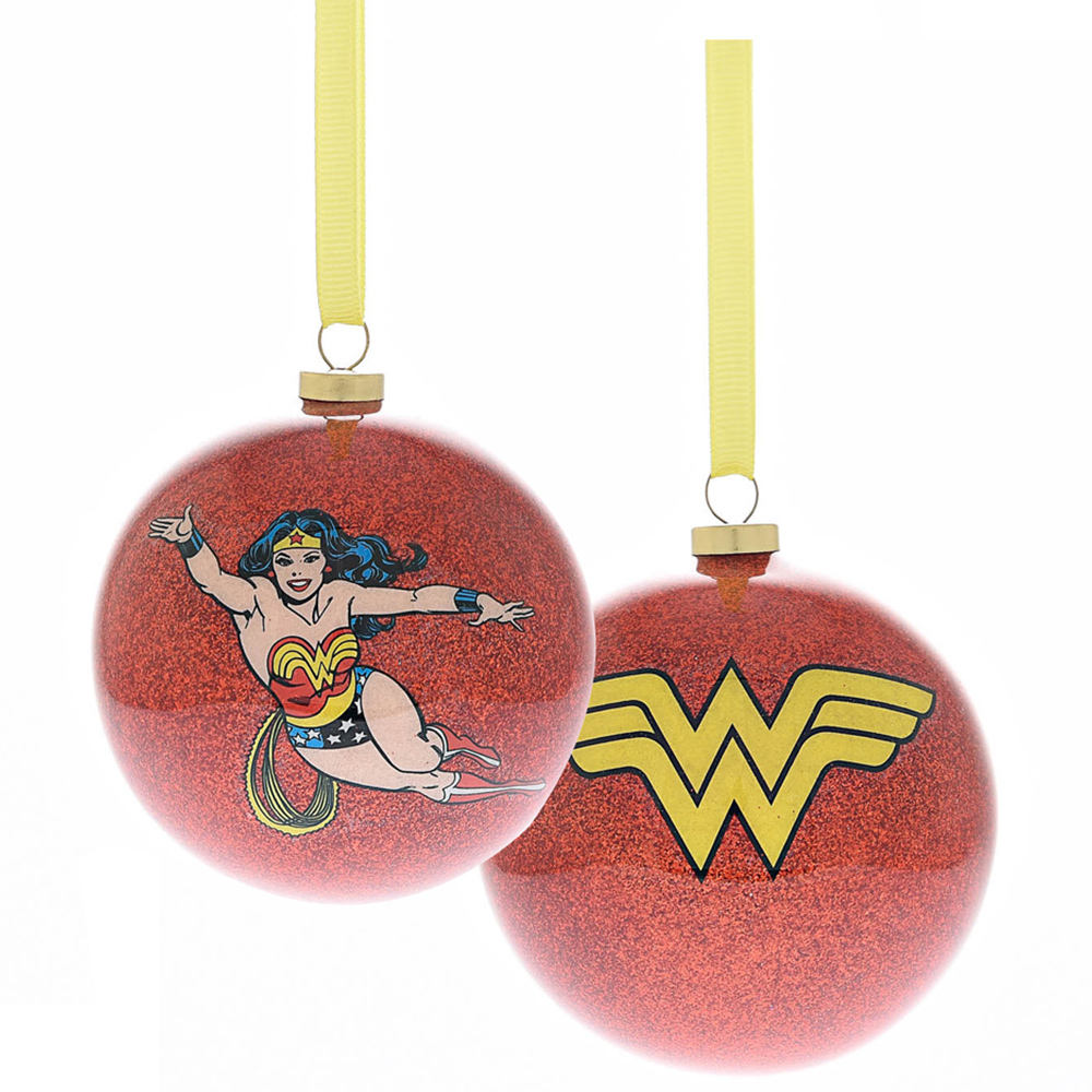 DC Comic Heroes Christmas Baubles 6 Pack Image 5
