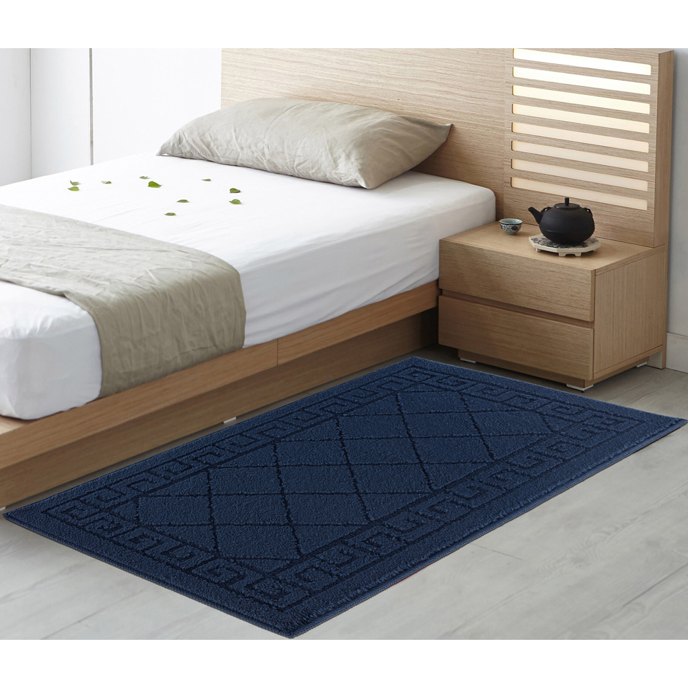 Smart Living Tribela Navy Gel Back Non-Slip Mat 60 x 220cm Image 4