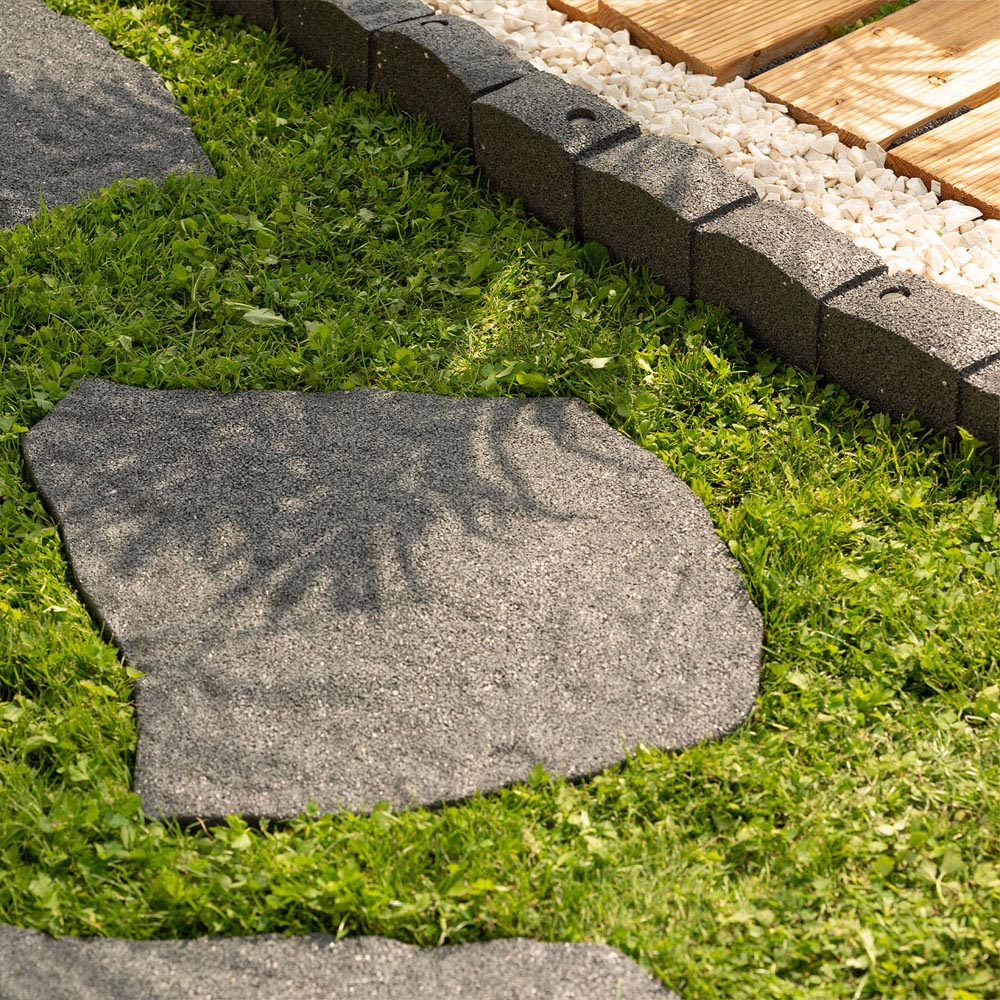 Nicoman Natural Stone Garden Stepping Stone 58 x 38cm 4 Pack Image 8
