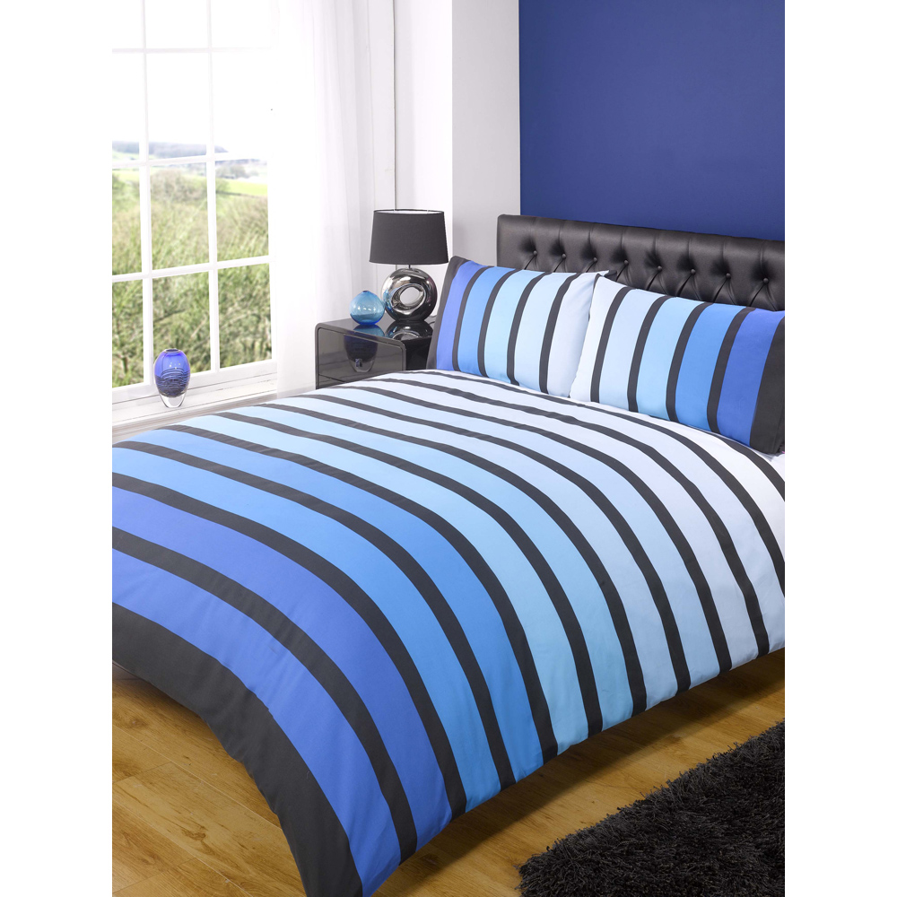 Rapport Home Soho Single Blue Duvet Set Image 2