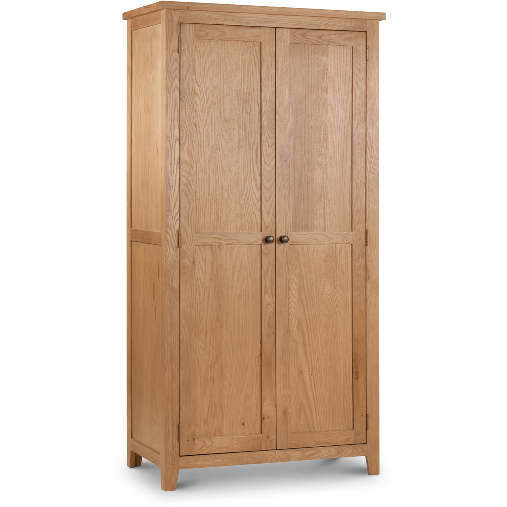 Julian Bowen Marlborough 2 Door Oak Wardrobe Image 2