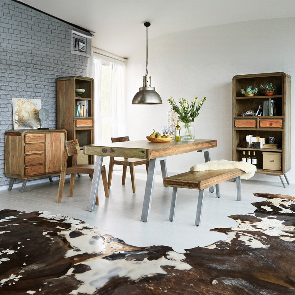 Brooklyn Aleiny 2 Seater Hardwood Dining Bench Image 4