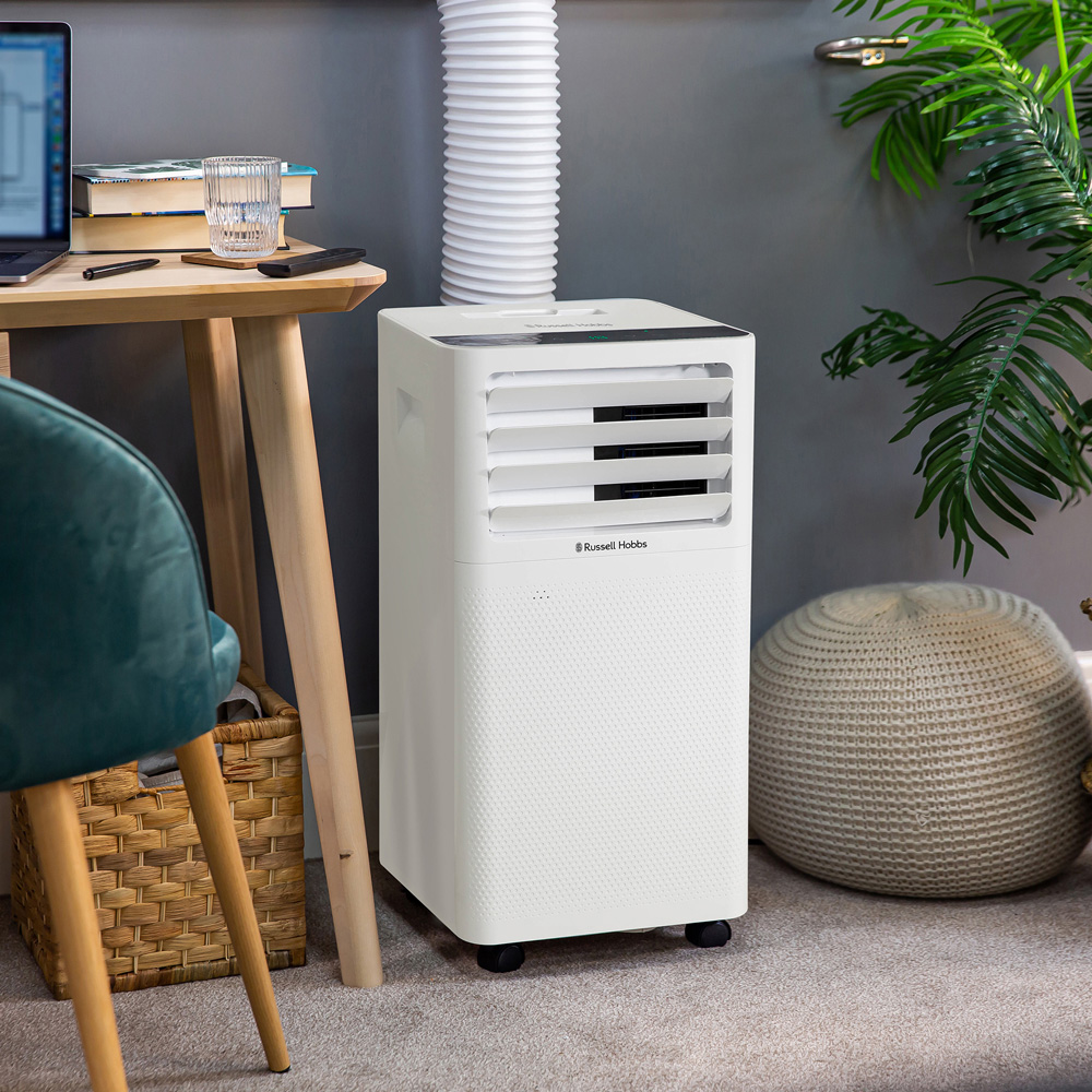 Russell Hobbs 3-in-1 White Portable Air Conditioner Dehumidifier and Air Cooler with Remote Image 5