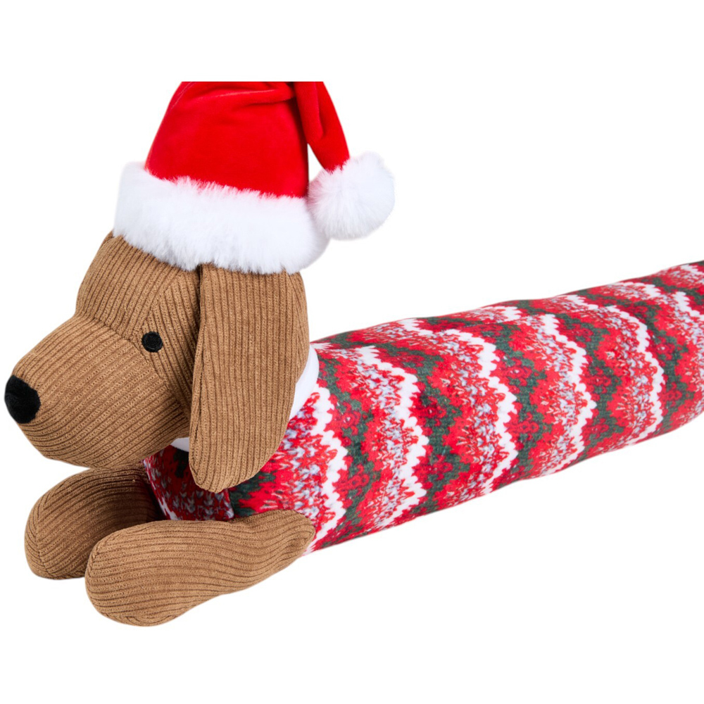 Santa's Helper Draught Excluder - Brown Image 4