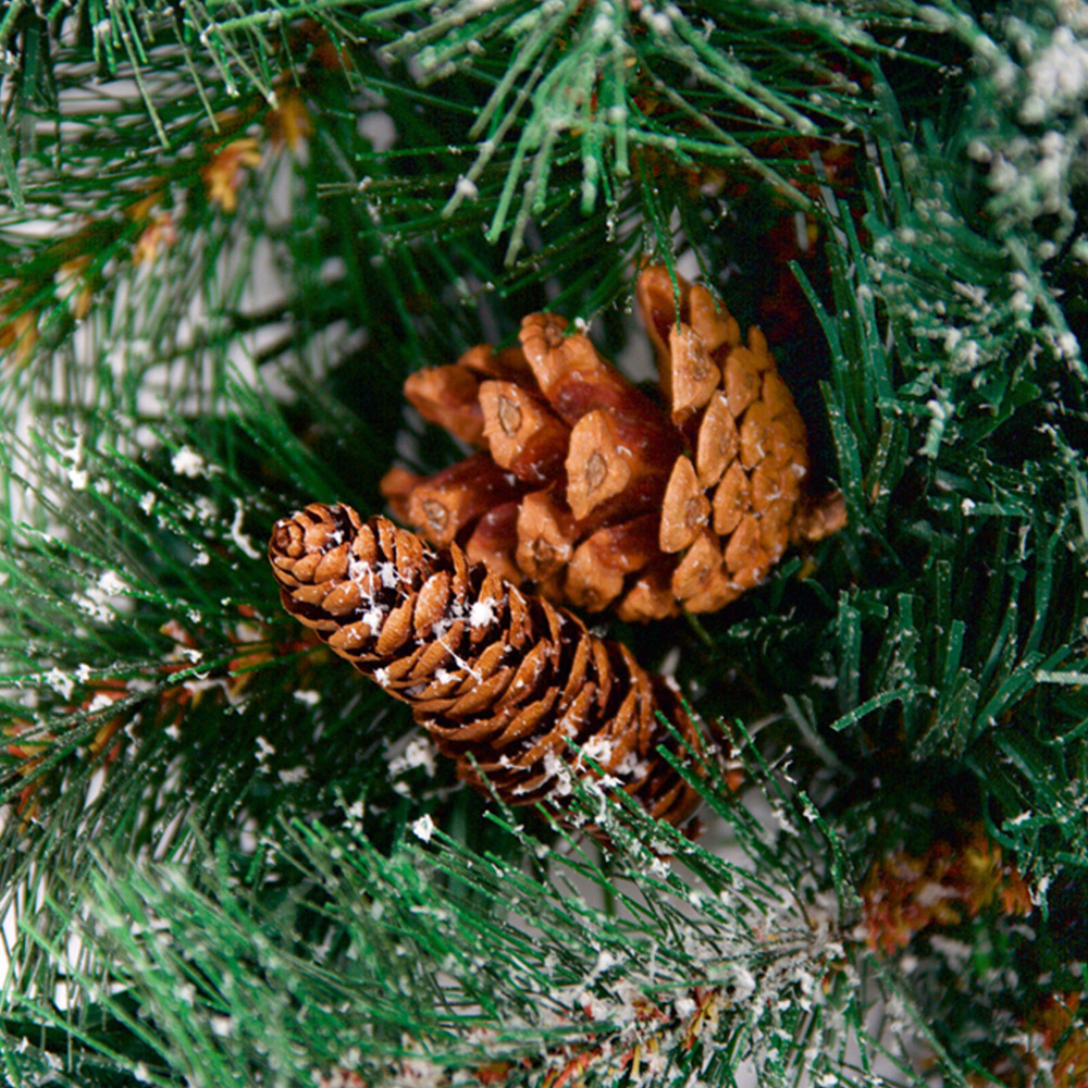 Best Artificial Christmas Garland with Frosted Colorado Pine and Spruce Tips 370cm Image 5
