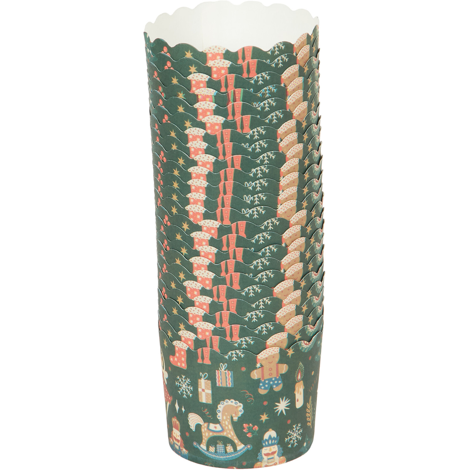 Pack of 24 Christmas Muffin Cases Image 5