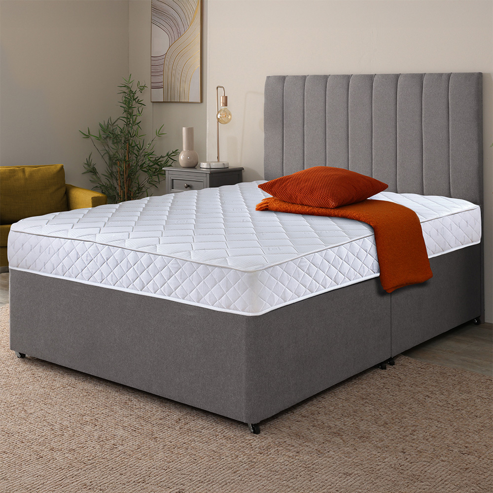 Extreme Comfort King Size White Open Coil Spring Mattress Image 2