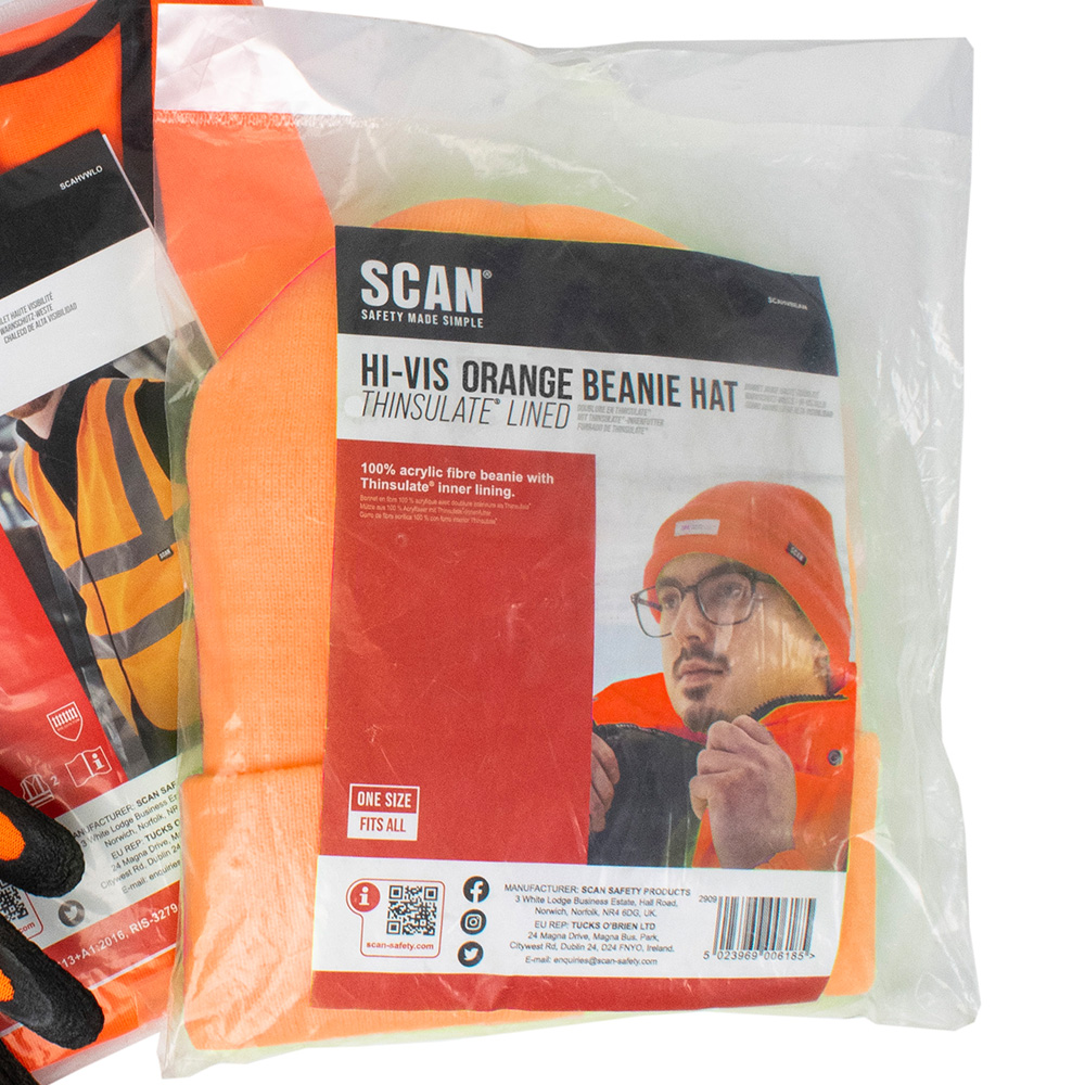 Scan Hi-Vis Orange Safety Kit Image 3