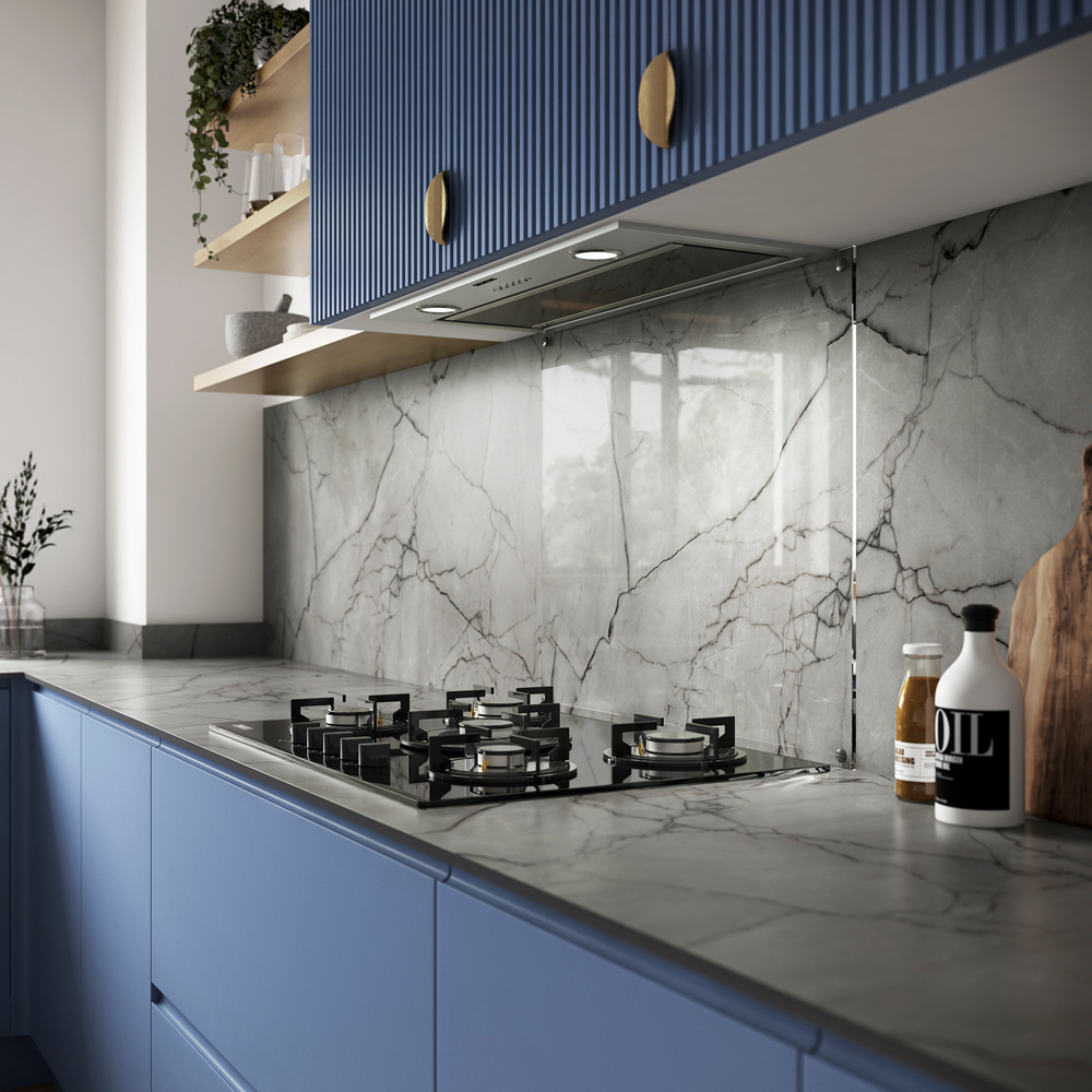 Zenith Marmo Grigio Laminate Kitchen Worktop 3000 x 650 x 12.5mm Image 2