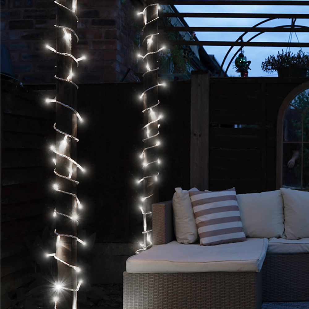 Eagle Connect Cool White LED White String Light 40m Image 3