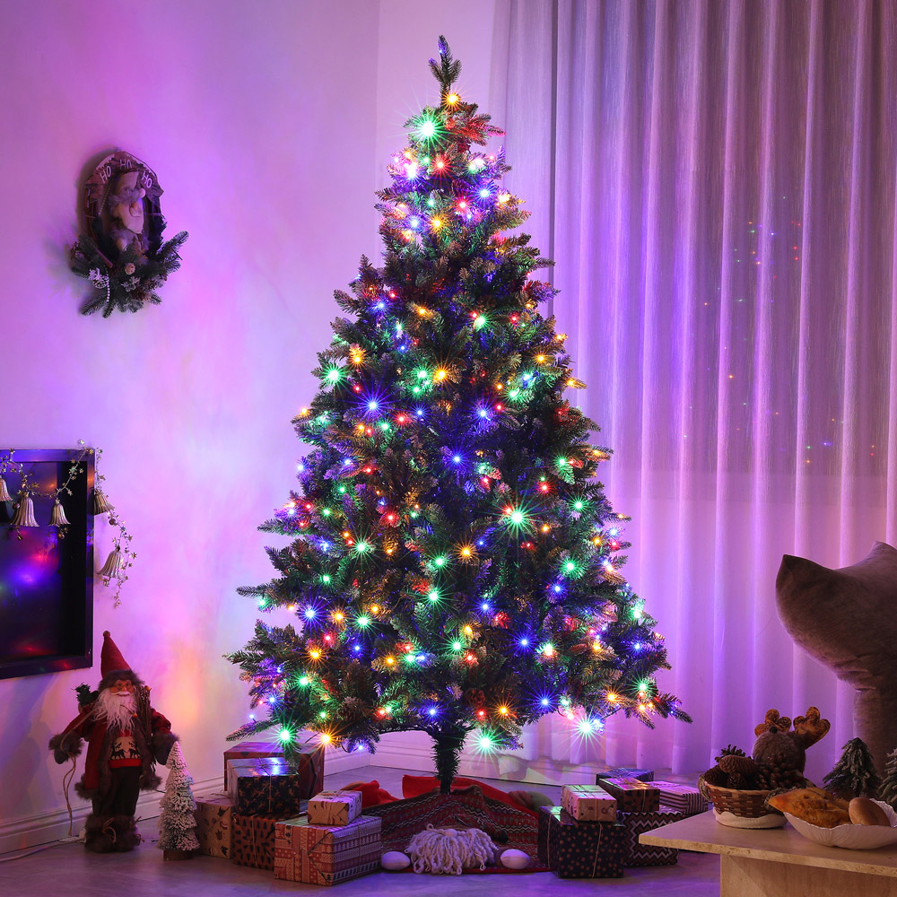 Everglow Pre-Lit Artificial Christmas Tree with Remote 6ft Image 2
