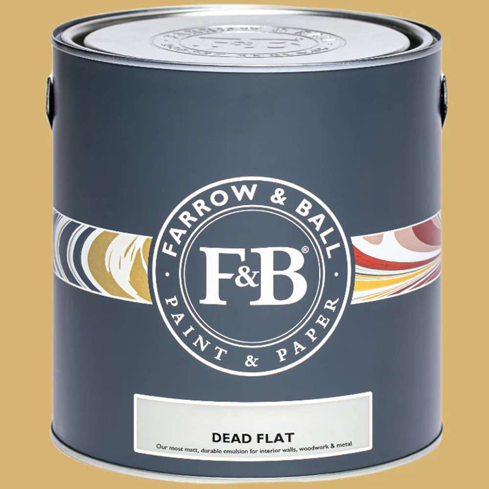 Farrow & Ball Dead Flat Sudbury Yellow Matt Paint 2.5L Image 2