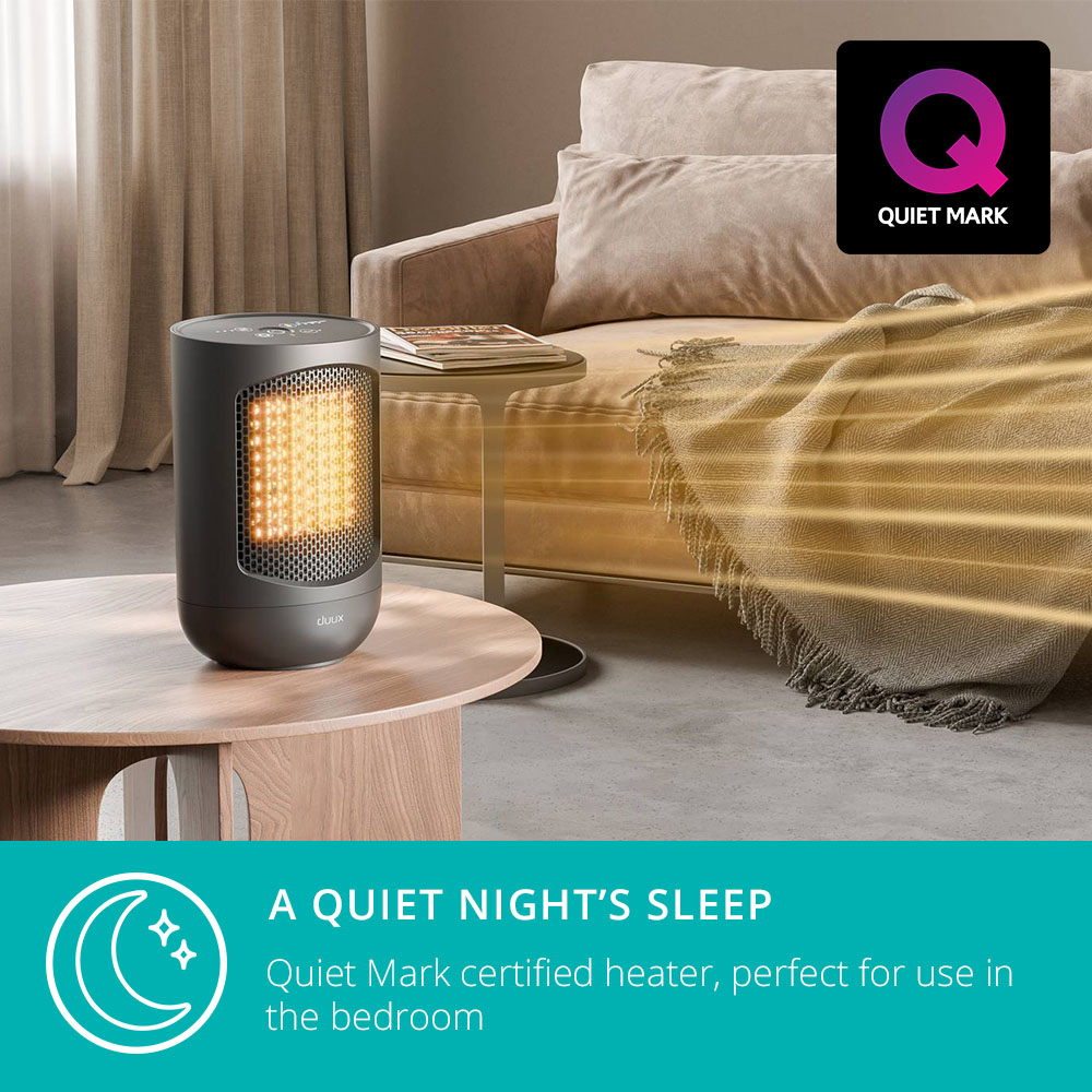 Duux Zone Black Personal Heater 1500W Image 5