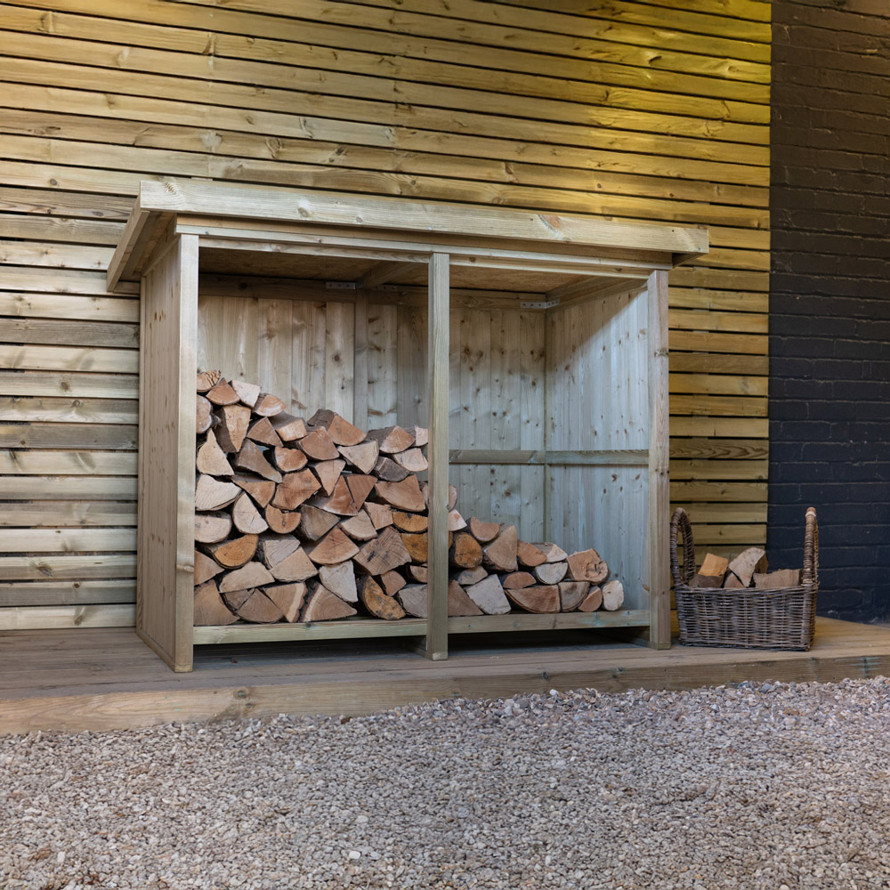 The Garden Village Billington 5 x 3ft Small Log Shed Image 8