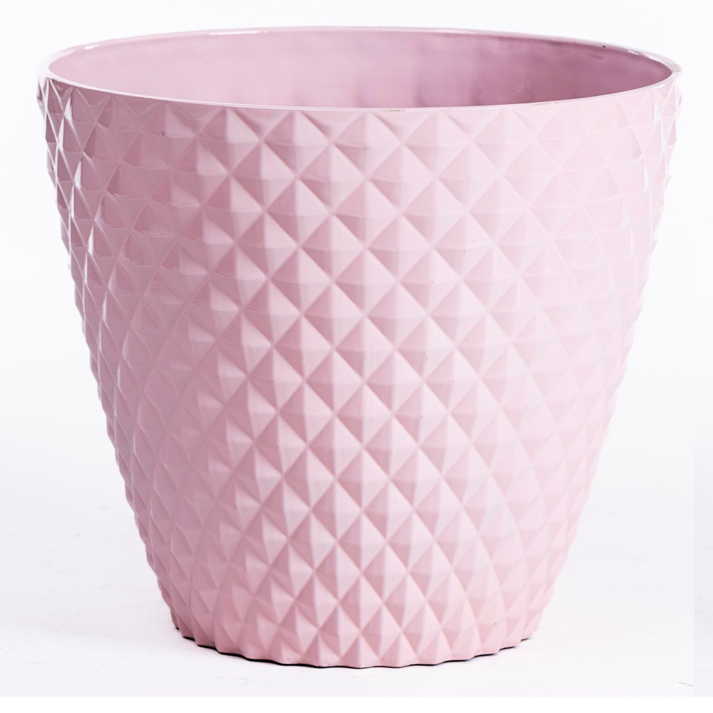 Thompson and Morgan Diamond Powder Pink Planter 35cm 2 Pack Image 2