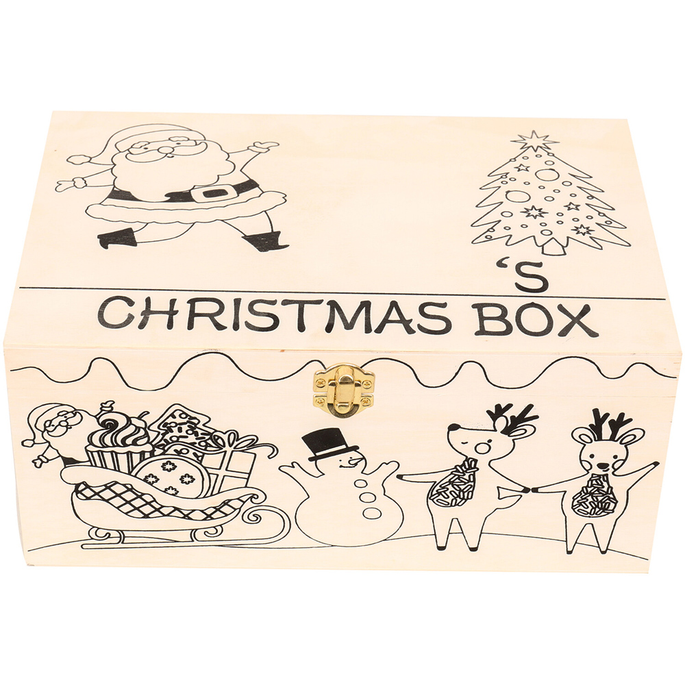 Decorate Your Own Christmas Box - Natural Image 3