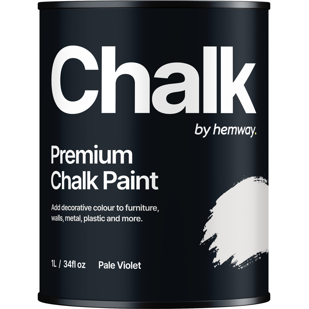 Hemway Pale Violet Furniture and Walls Matt Chalk Paint 1L Image 2