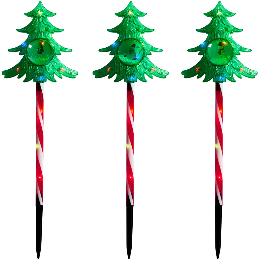 Set of 3 Multicolour Stake Lights Image 7