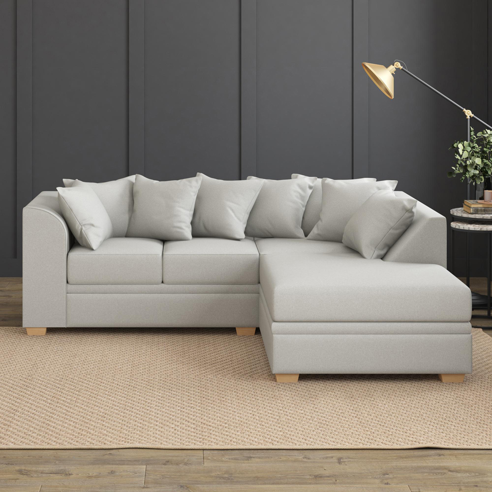 Modo 3 Seater Mink Venice Right Hand Scatter Back L-Shape Corner Sofa Image 6