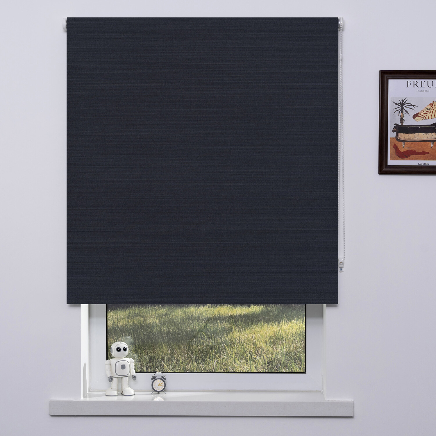 Weave Blackout Blind - Dark Grey / 60cm Image 2