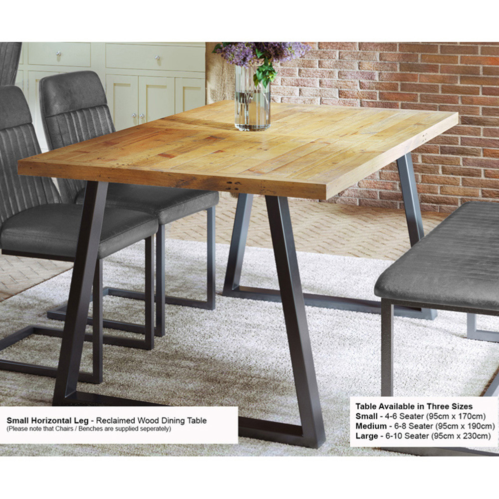 Baumhaus Urban Elegance 6 Seater Reclaimed Table Image 2