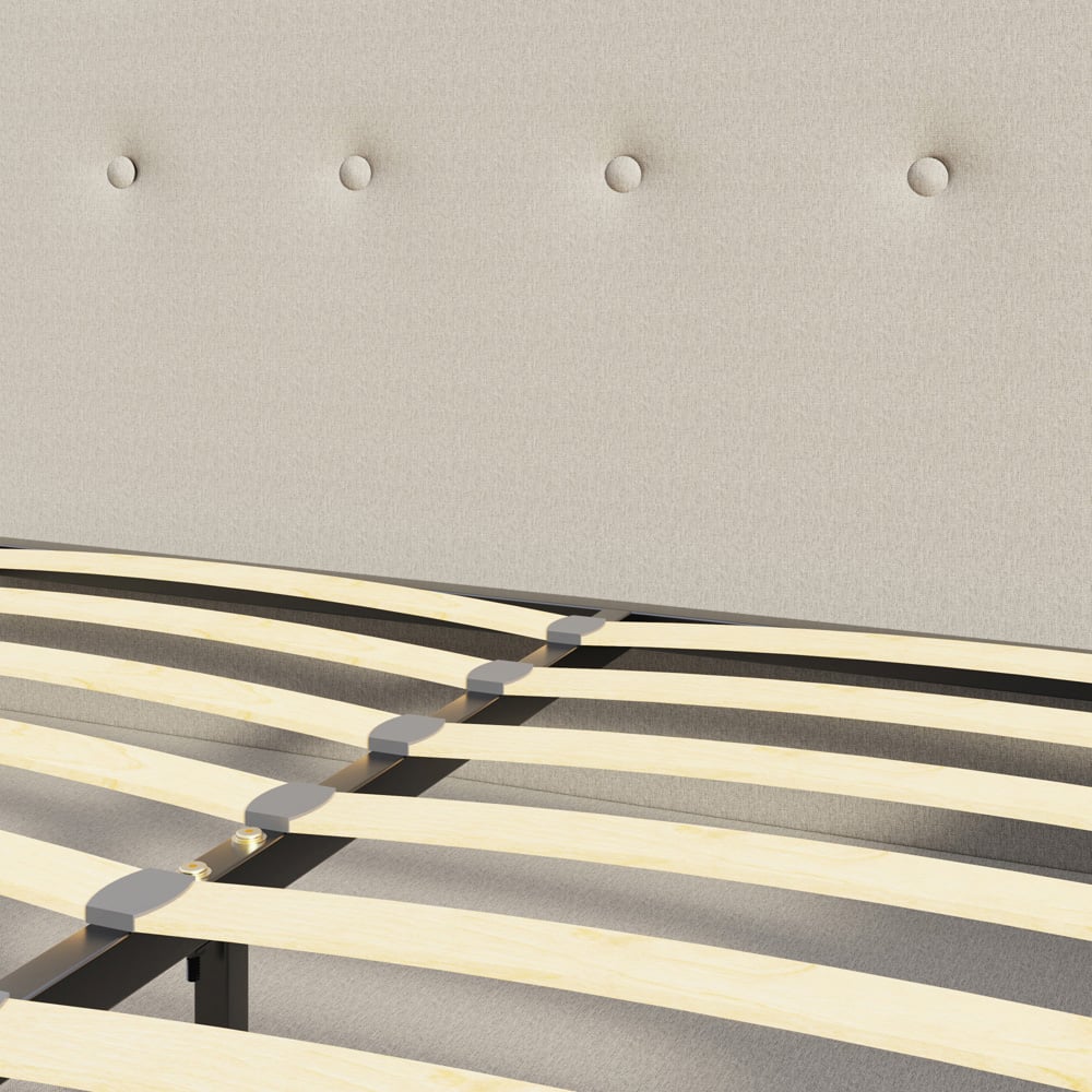 GFW Ashbourne Double Natural Bed Frame Image 6
