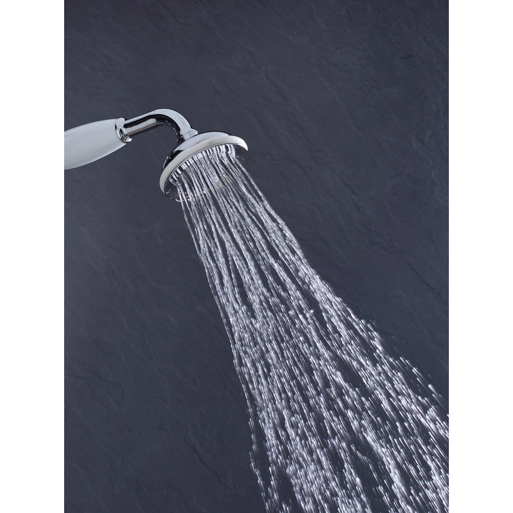 Bristan Regency Traditional Chrome Luxury Bath Shower Mixer Tap with Handset Image 4