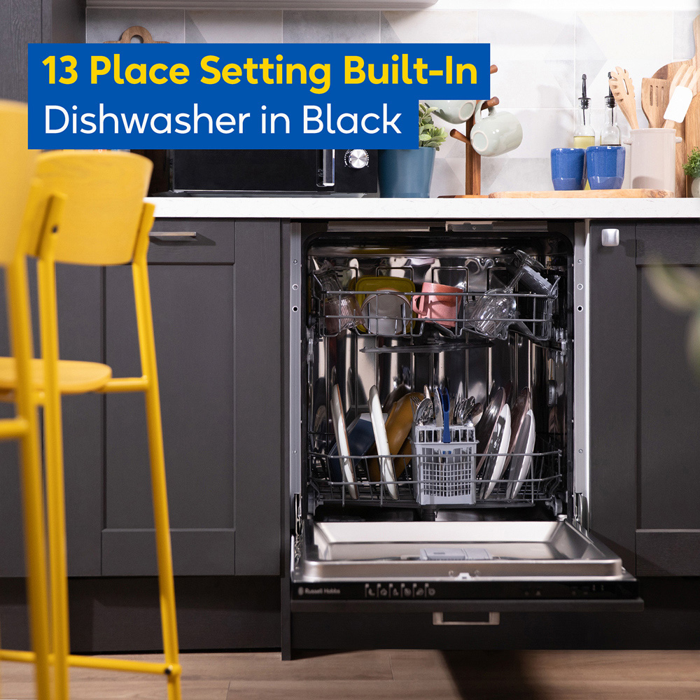 Russell Hobbs RH60BIDW01D2 Integrated Built-In Dishwasher with InfoLED Floor Display Image 8