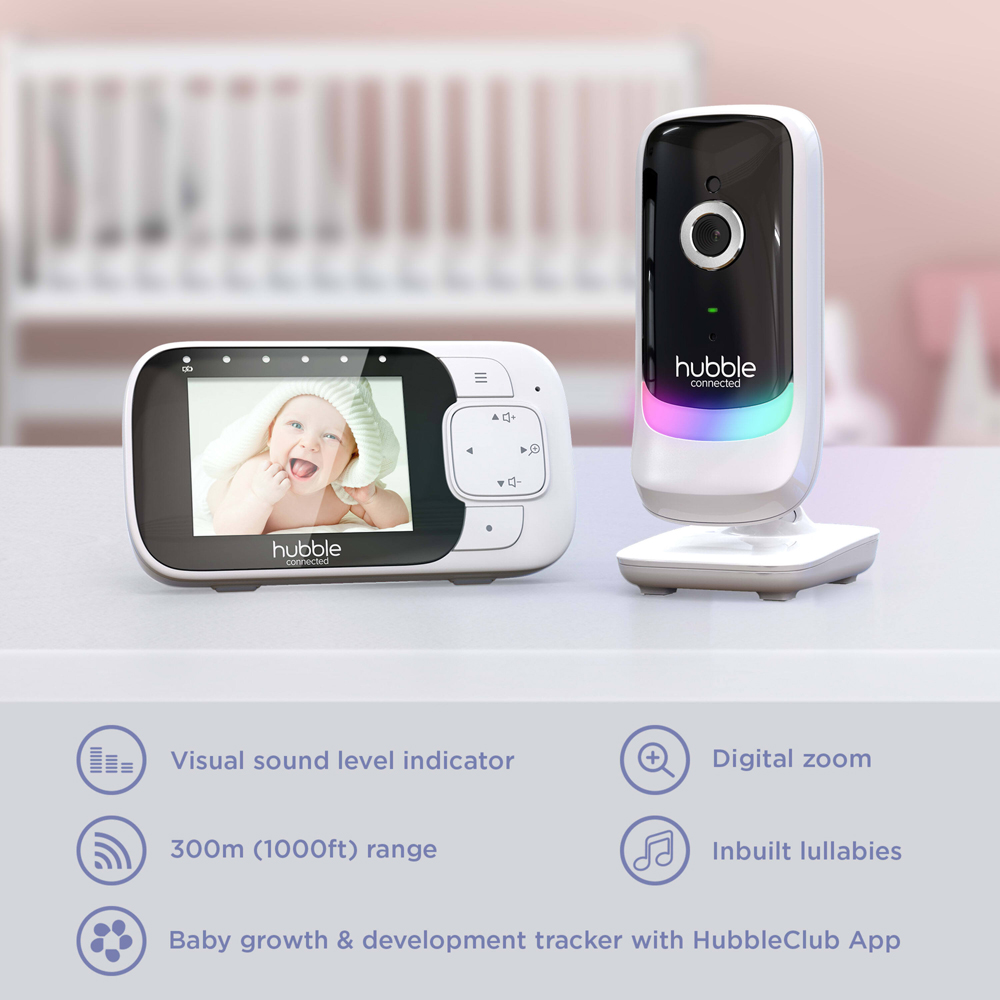 Hubble Nursery View Glow Baby Monitor Image 4