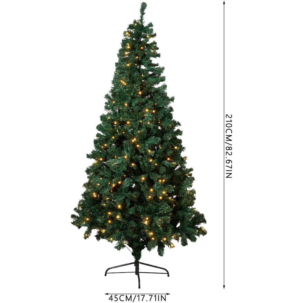 Living and Home Metal Stand LED Artificial Christmas Tree 6.8ft Image 8
