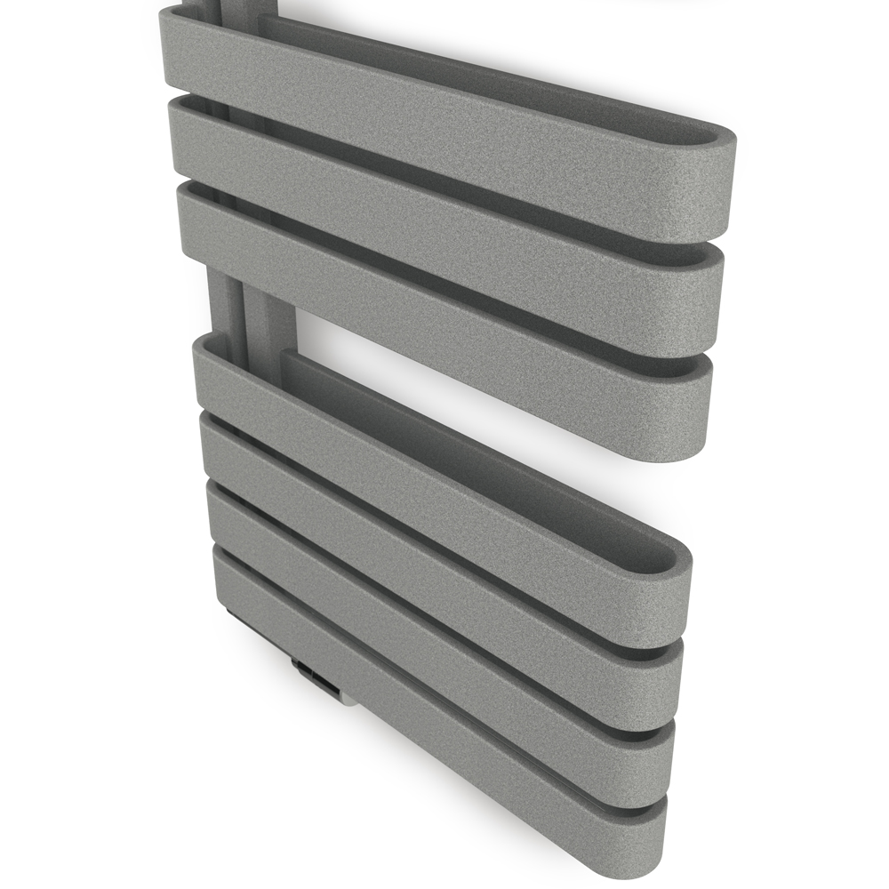Terma Warp S Salt n Pepper Heated Towel Rail 2605 BTU 1110 x 500mm Image 5