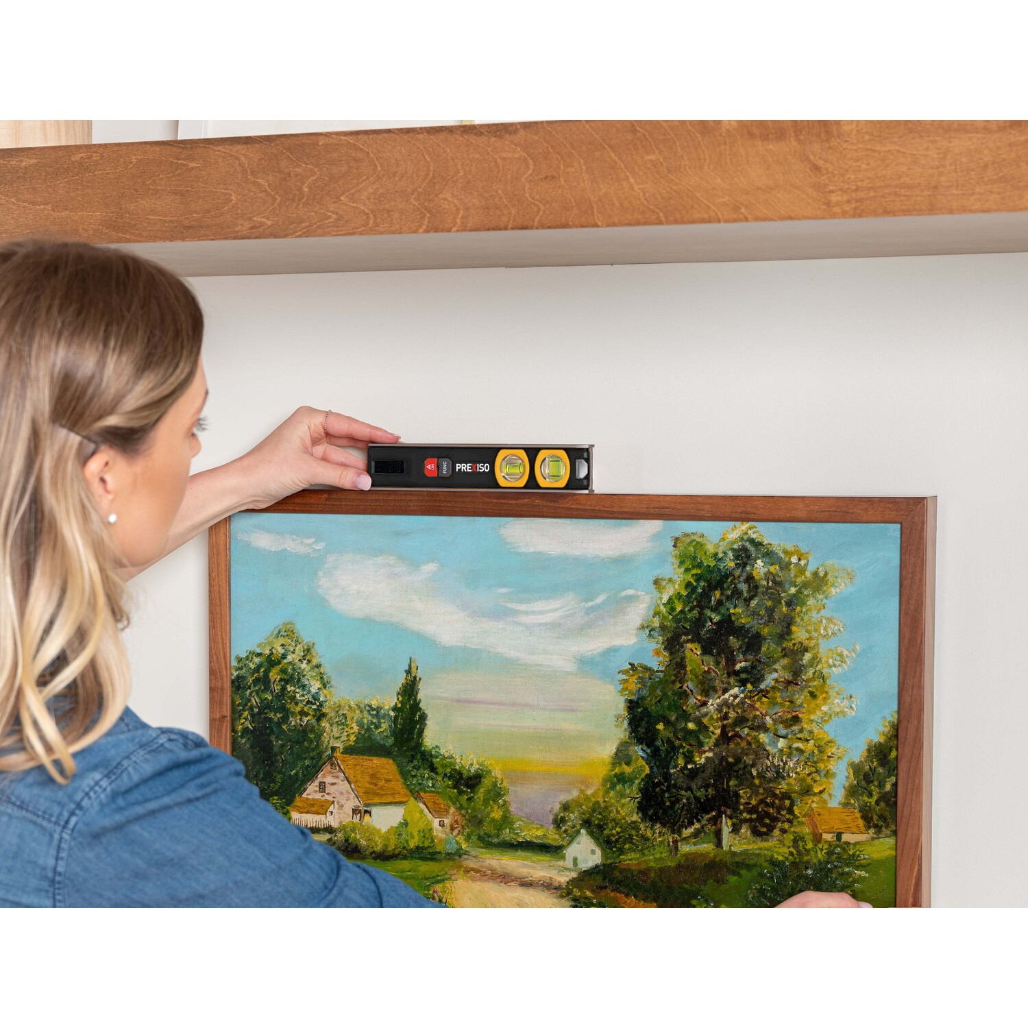 Prexiso 2 in 1 Laser Measure and Torpedo Level Image 4