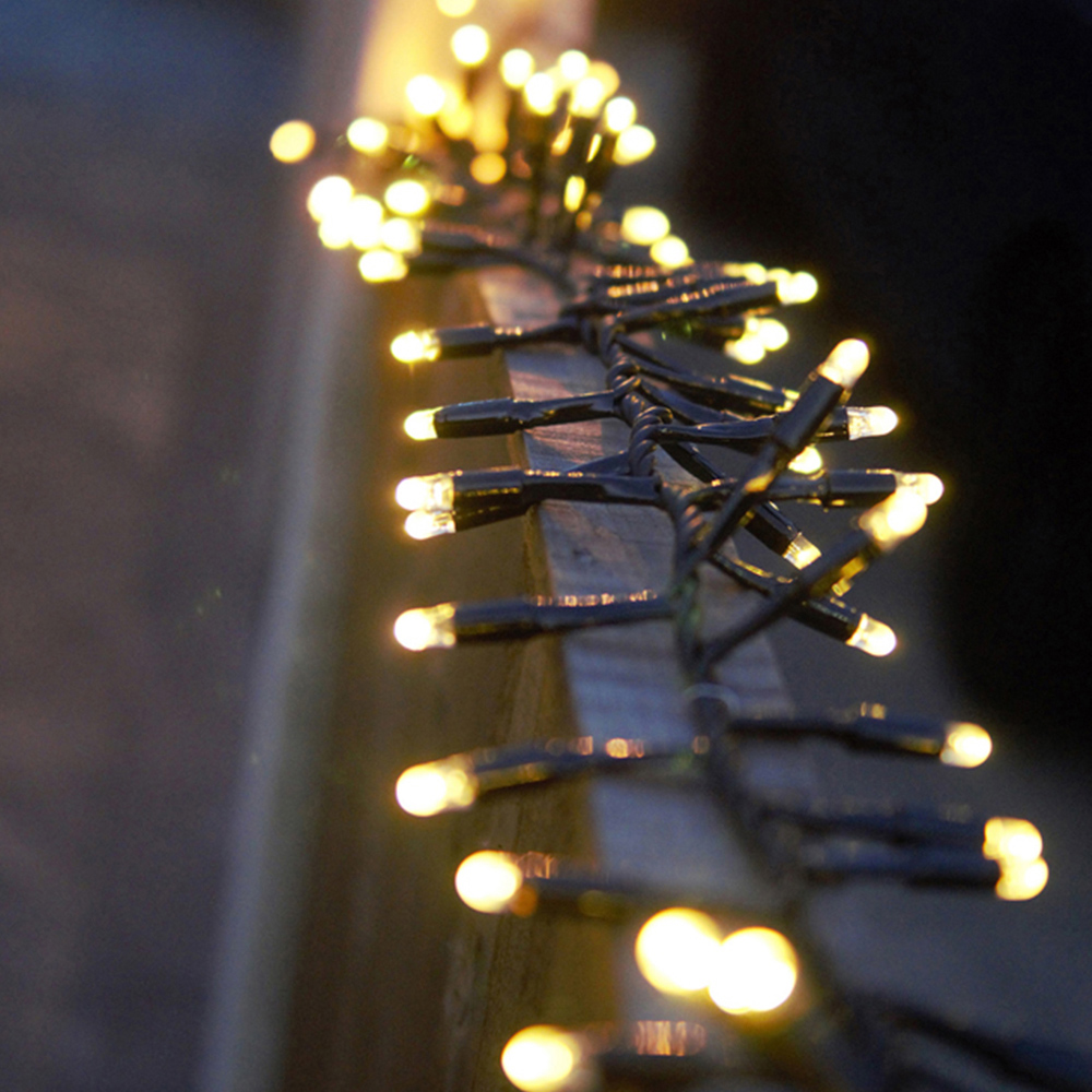 Eagle Connect 1000 Warm White LED Black Cluster Light 20m Image 3