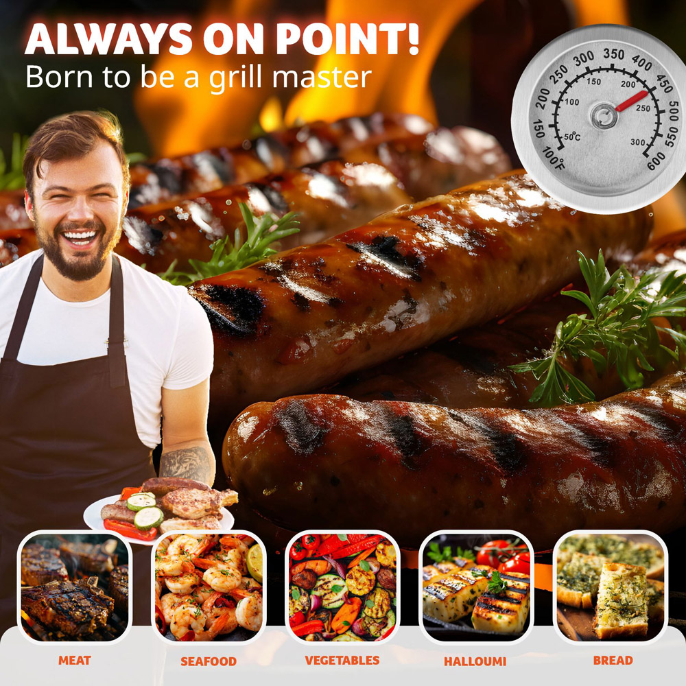 tectake Black Multi Function BBQ Image 6