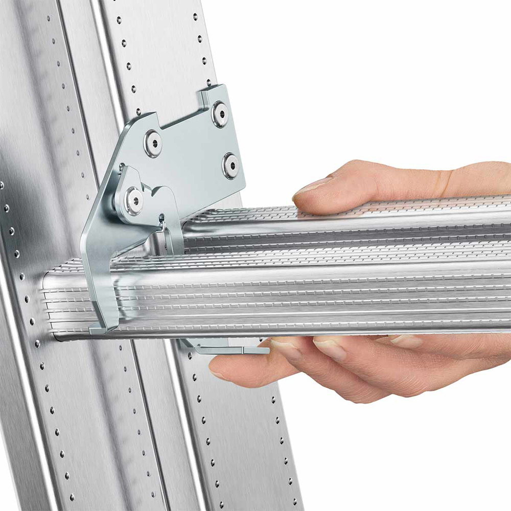Hailo 9309-507 Profilot S100 Pedal Adjustment 2 x 9 and 1 x 8 Rung Combination Ladder Image 8