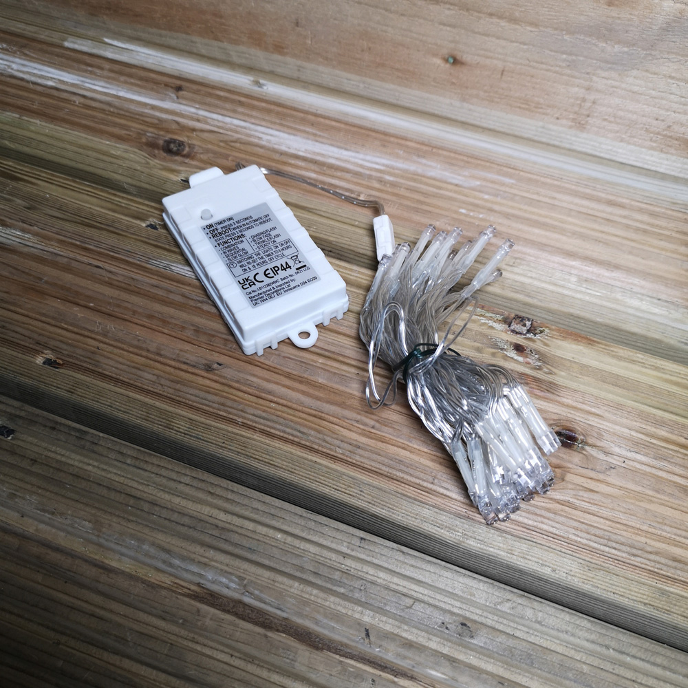 Premier TimeLights 50 Warm White LED Multi-Function Christmas String Light 5m Image 2