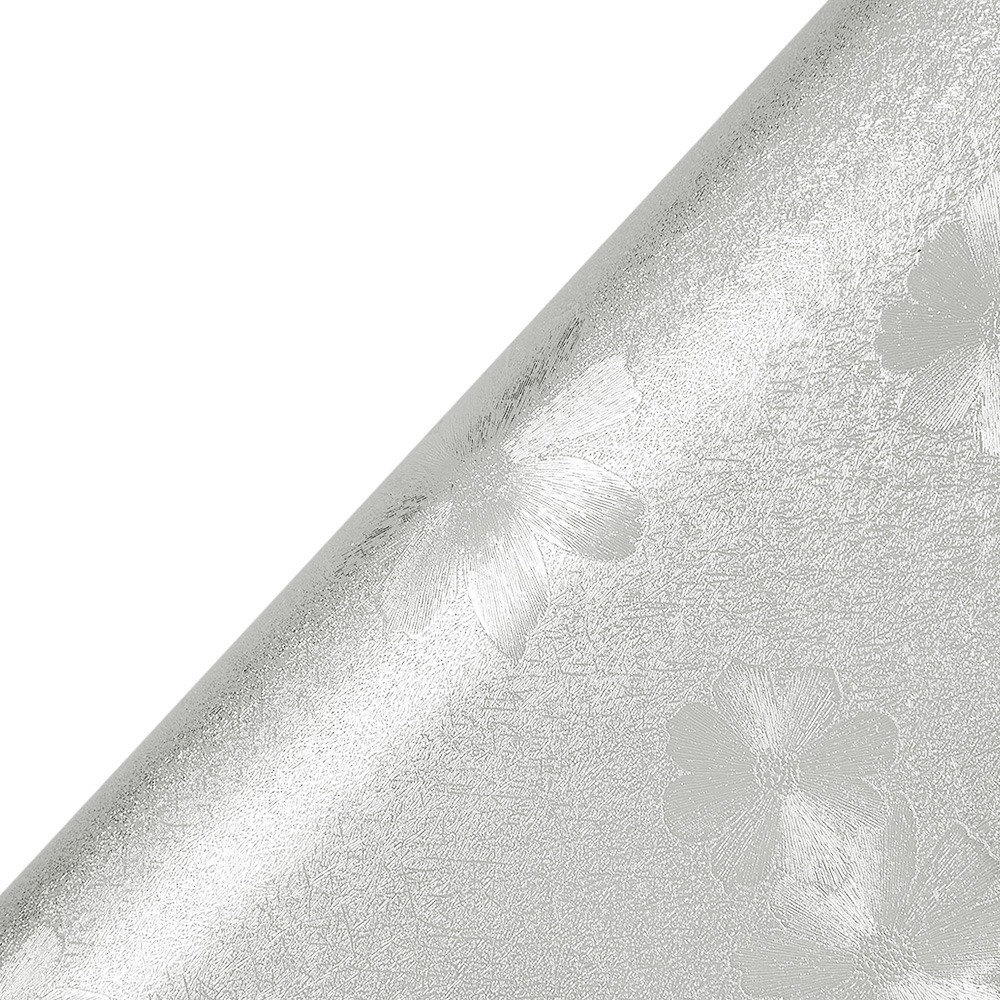 Living and Home Floral 3D PVC Self Adhesive Privacy Glass Window Film 200 x 61cm Image 3