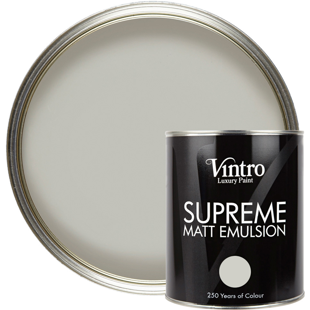 Vintro Paint Tower Bridge Matt Emulsion Interior Paint 1L Image 1