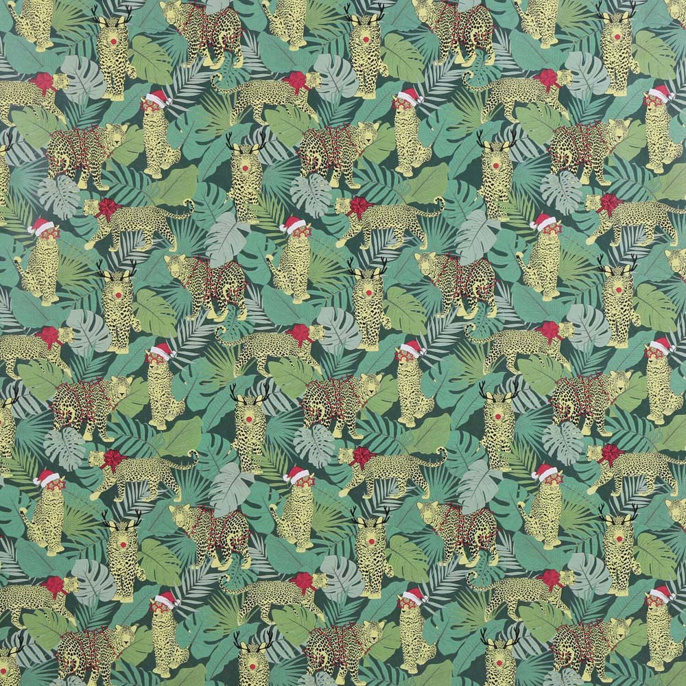 Single 4m Festive Animal Wrapping Paper in Assorted styles Image 3