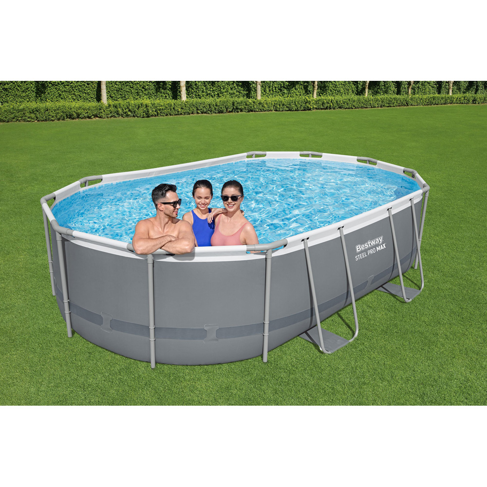 Bestway Steel Pro Max Oval Pool Set 16 x 10ft x 42 inch Image 2