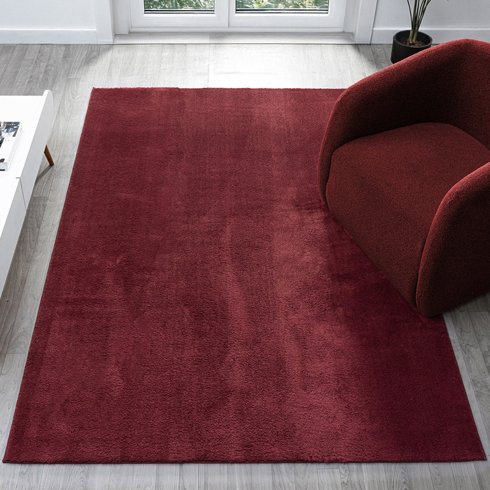 Desire Rugs Comfy Red Anti Slip Felt Backing Rug 60 x 200cm Image 7