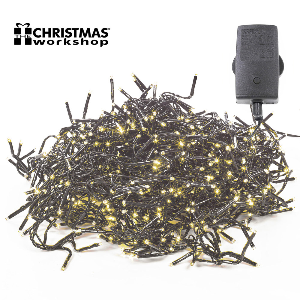 The Christmas Workshop 1000 Warm White LED String Light Image 3