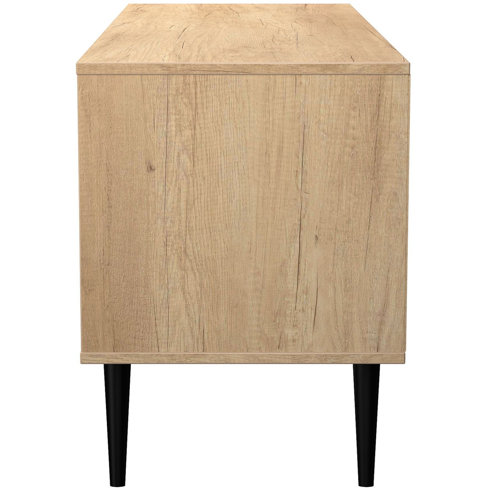 Crowndale Hong Kong 4 Drawer Nebraska Oak Bed Box Ready Assembled Image 4